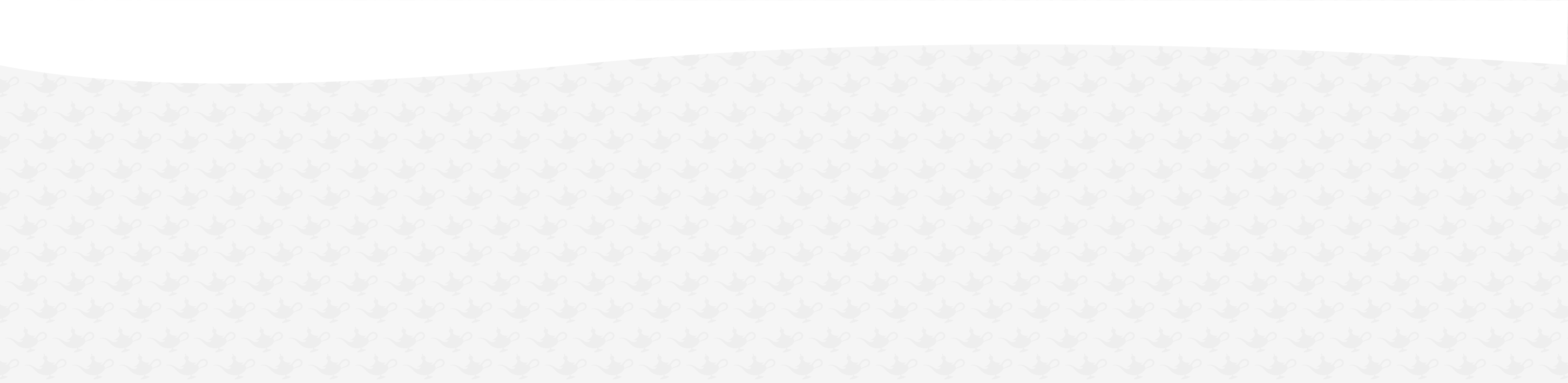 Abra Cadabra - Other Services A light grey background with a pattern of small genie style lamps.