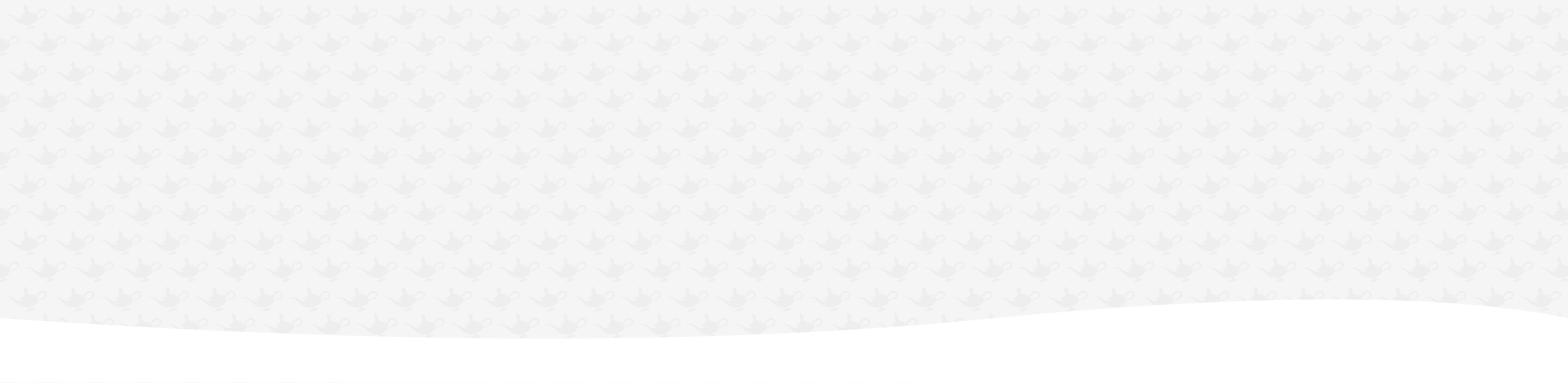 Abra Cadabra - Other Services A light grey background with a pattern of small genie style lamps.